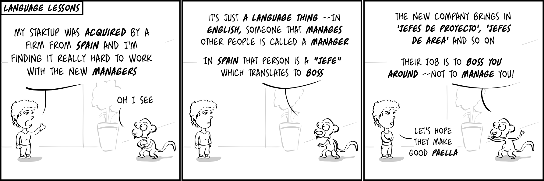 Paul the innovator (42): Language lessons
