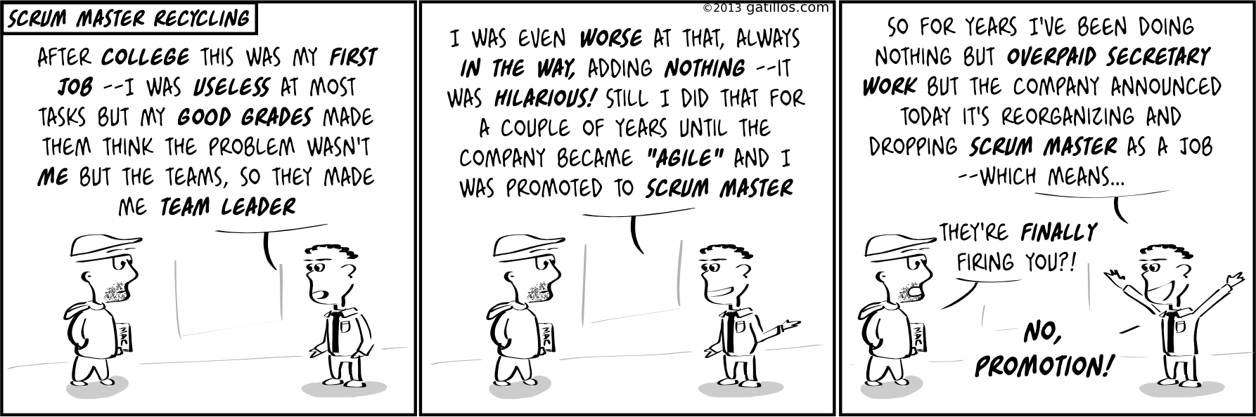 Paul the innovator (53): Scrum Master recycling